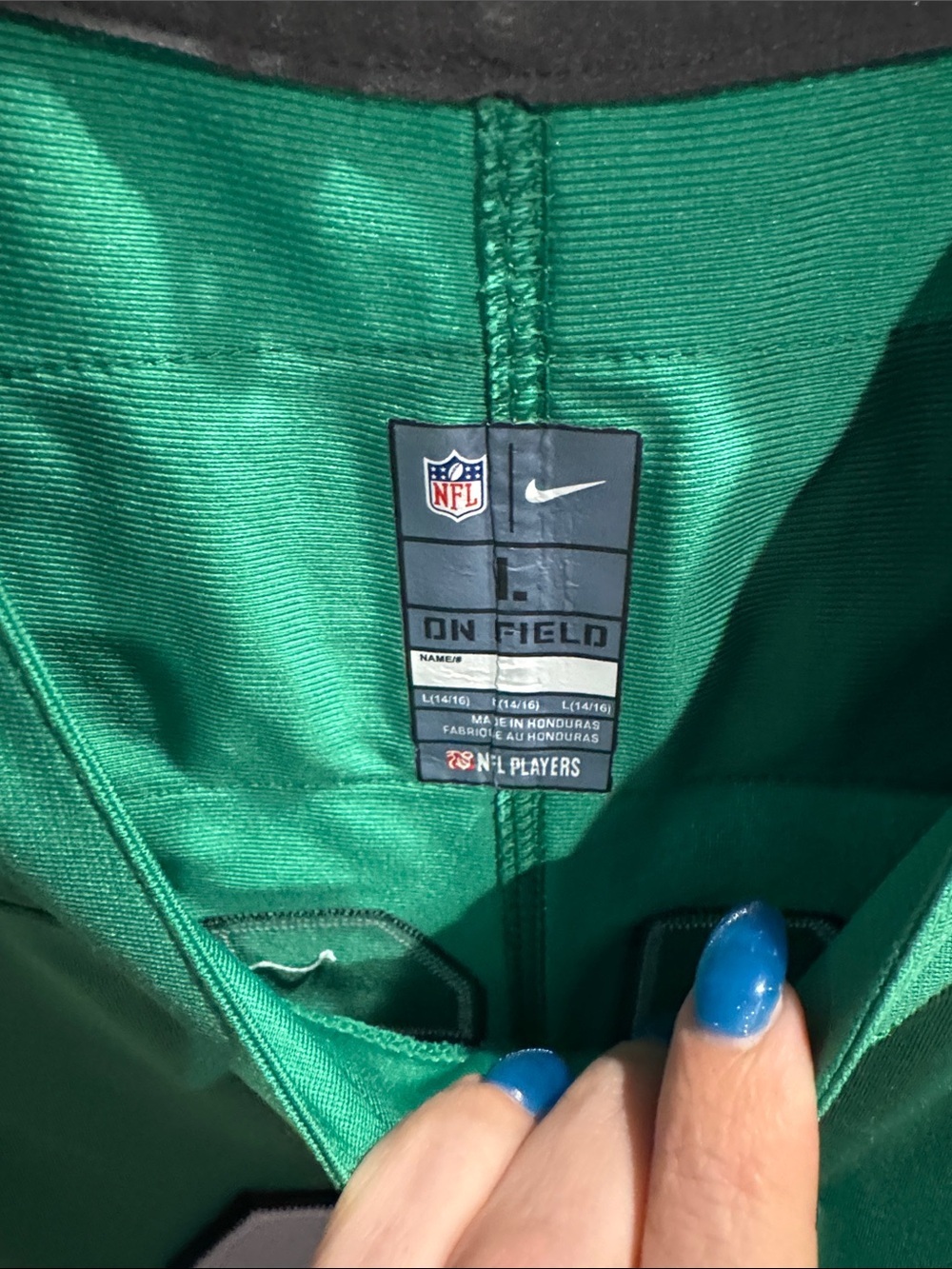 Nike Green #11 Football Jersey - Picture 3 of 3